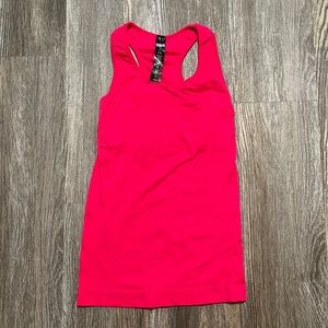 Crunch Neon Coral Activewear Work Out Tank Top